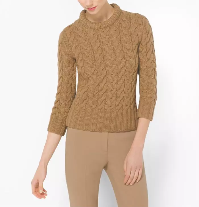 Michael Kors Tes Knit Cable Sweater