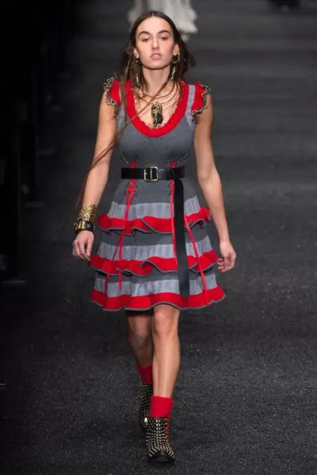 Alexander McQueen-en Patchwork Elegance 2017ko udazkenerako