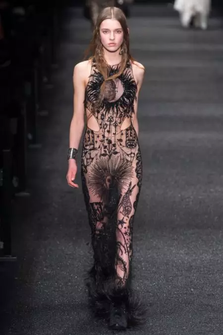 Elegance Patchwork Alexander McQueen don fhómhar 2017