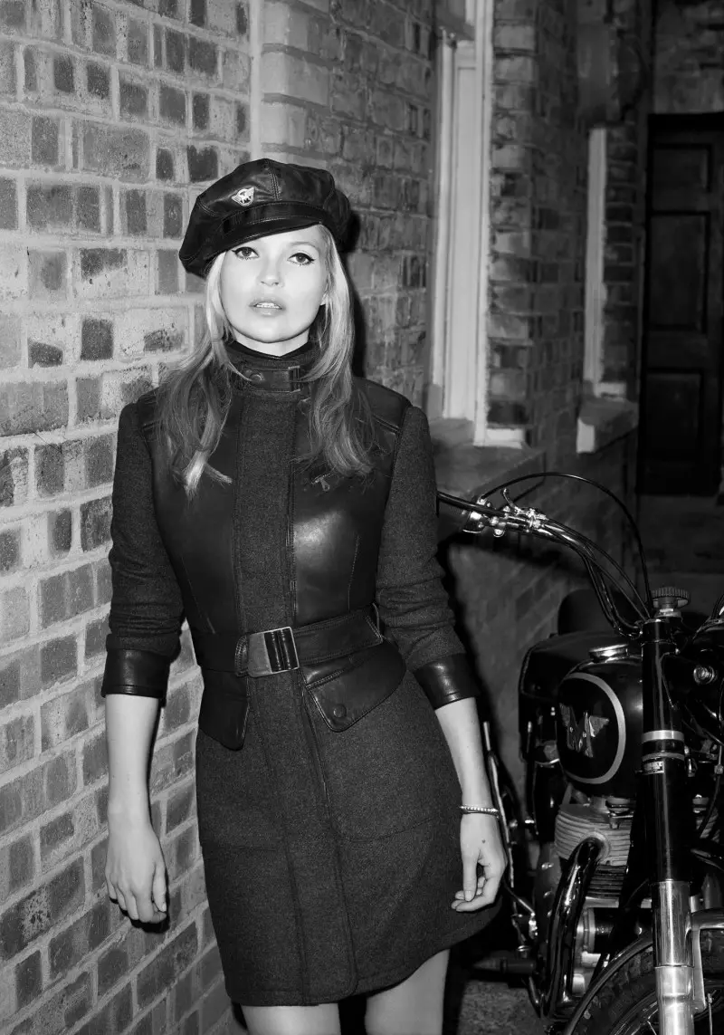 Kate Moss hija Biker Cool għall-Kampanja Matchless Fall 2013 minn Terry Richardson