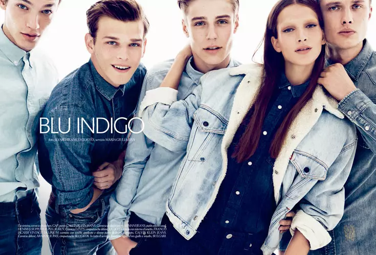 Alvaro Beamud Cortès Lenzen Total Denim Looks for Gioia Italia