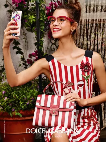 Dolce & Gabbana Nyangking Seuri sareng Kampanye Kacamata Spring