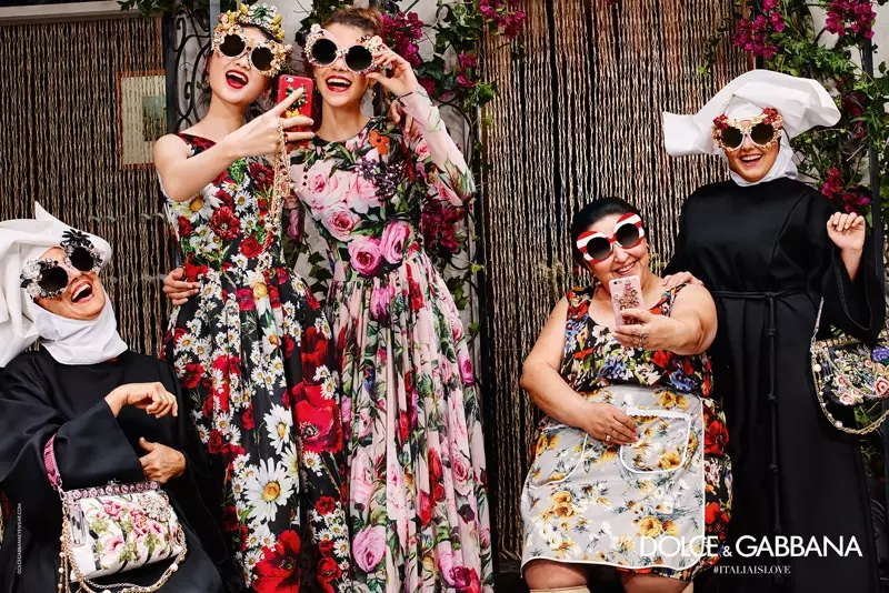 Una imatge de la campanya d'ulleres de primavera 2016 de Dolce & Gabbana