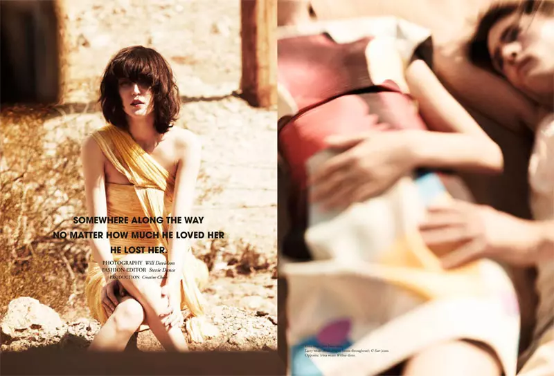 Irina Lazareanu na Will Davidson na Russh #37