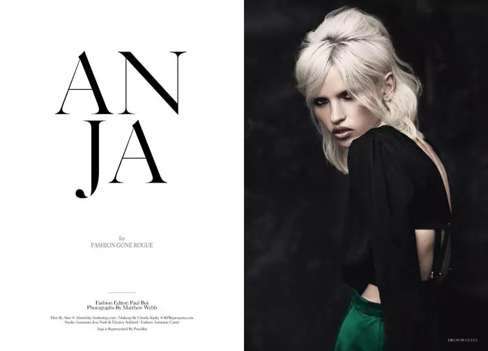 Anja Konstantinova by Matthew Webb for Fashion Gone Rogue