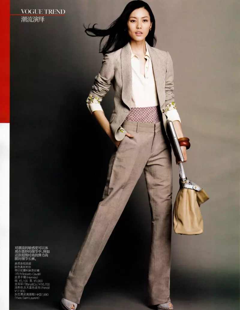 Liu Wen, Yuan Gui Mei kleitā, lai gūtu panākumus | Vogue China 2010. gada maijs