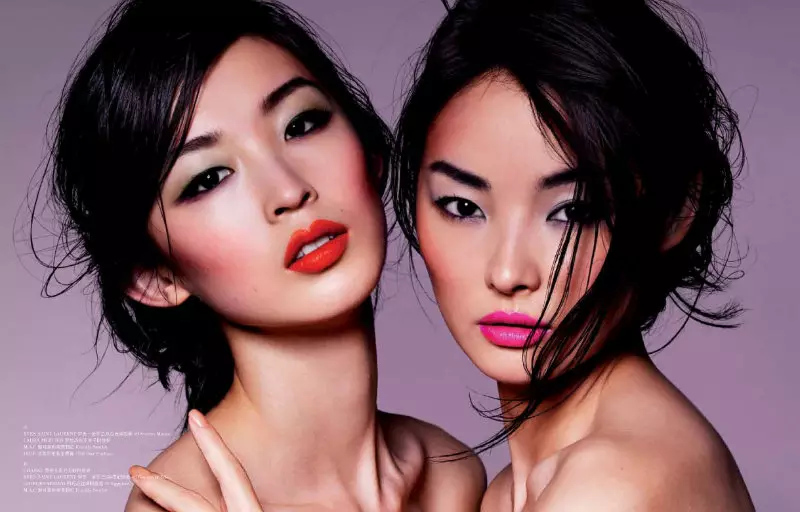 Miao Bin Si & Ma Jing oleh Stockton Johnson untuk ROUGE Spring 2011