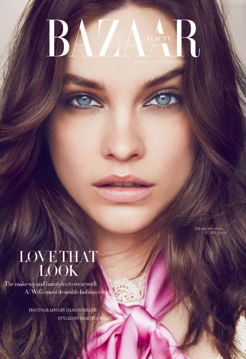 Barbara Palvin membintangi Harper's Bazaar UK edisi September