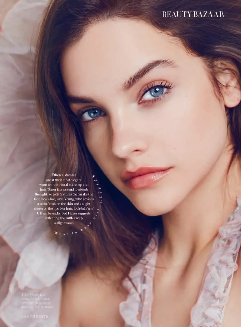 Barbara Palvin modeliai patenka į grožio tendencijas