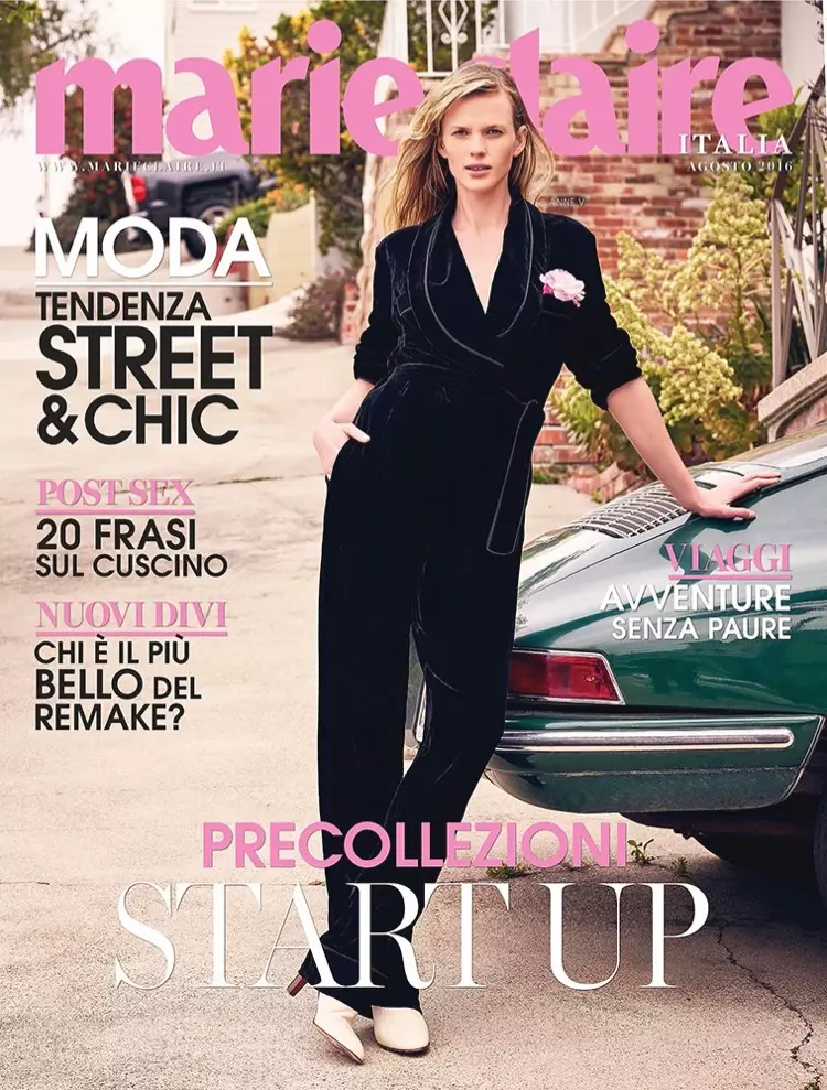Anne Vyalitsyna sa Marie Claire Italia Agosto 2016 Cover