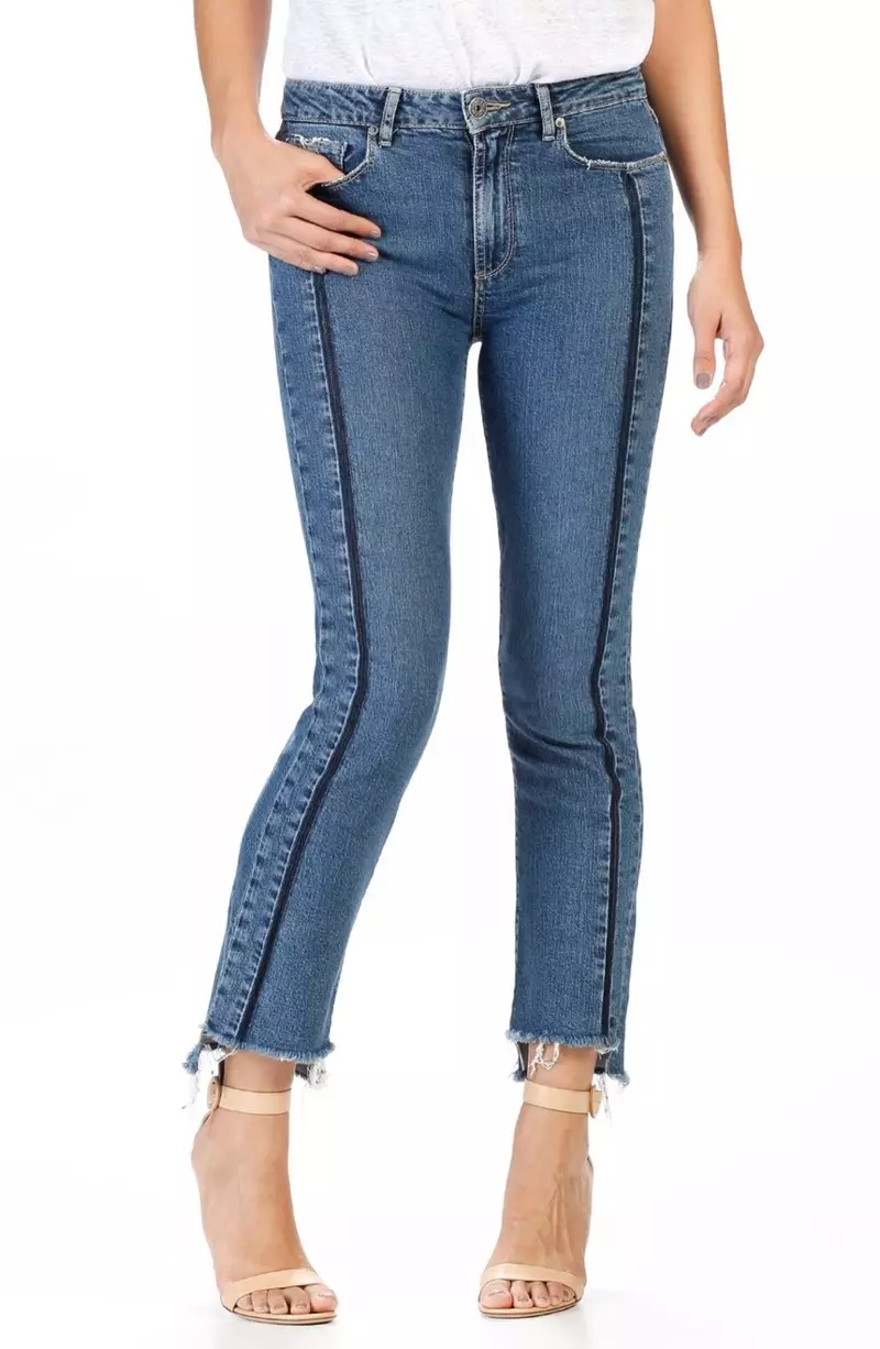 PAIGE Vintage Julia High Rise Straight Leg Jeans (Felice)