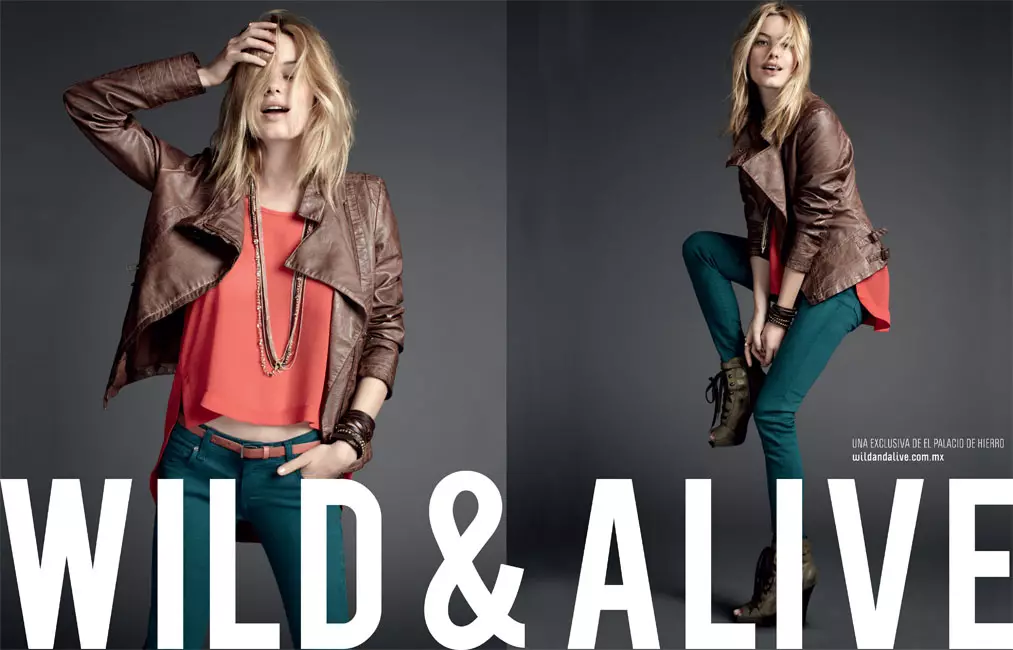 Kinuha ni David Roemer sina Camille Rowe at Mina Cvetkovic para sa El Palacio de Hierro F/W 2012 Campaign