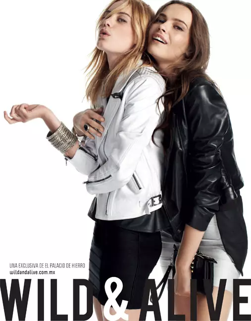 David Roemer Captures Camille Rowe & Mina Cvetkovic for the El Palacio de Hierro F/W 2012 Campaign