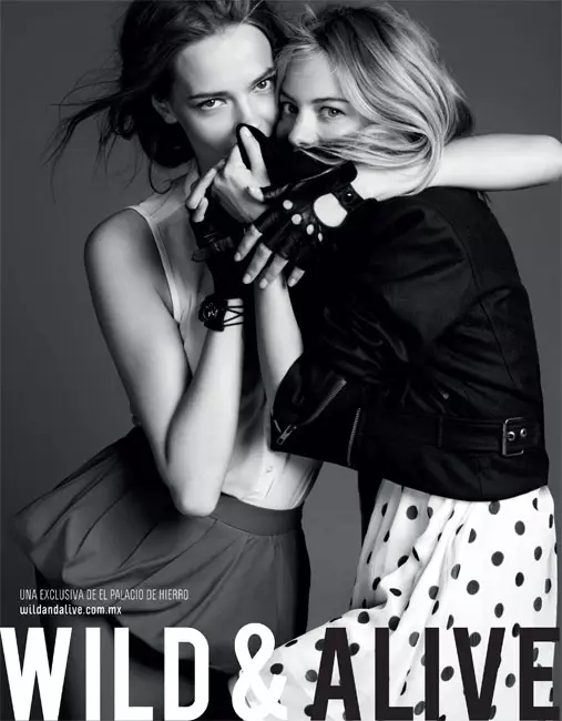 David Roemer Captures Camille Rowe & Mina Cvetkovic for the El Palacio de Hierro F/W 2012 Campaign