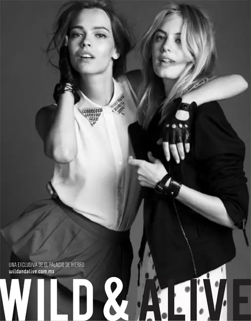 David Roemer Captures Camille Rowe & Mina Cvetkovic for the El Palacio de Hierro F/W 2012 Campaign