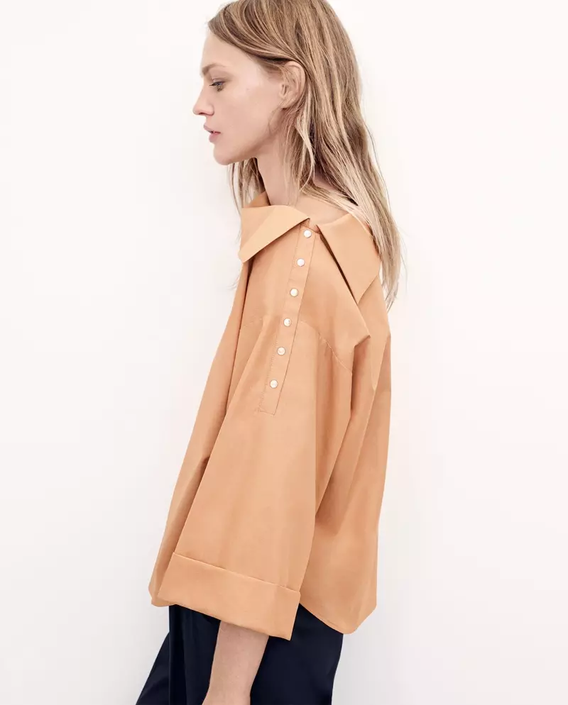 Zara Boatneck krekls un Palazzo bikses