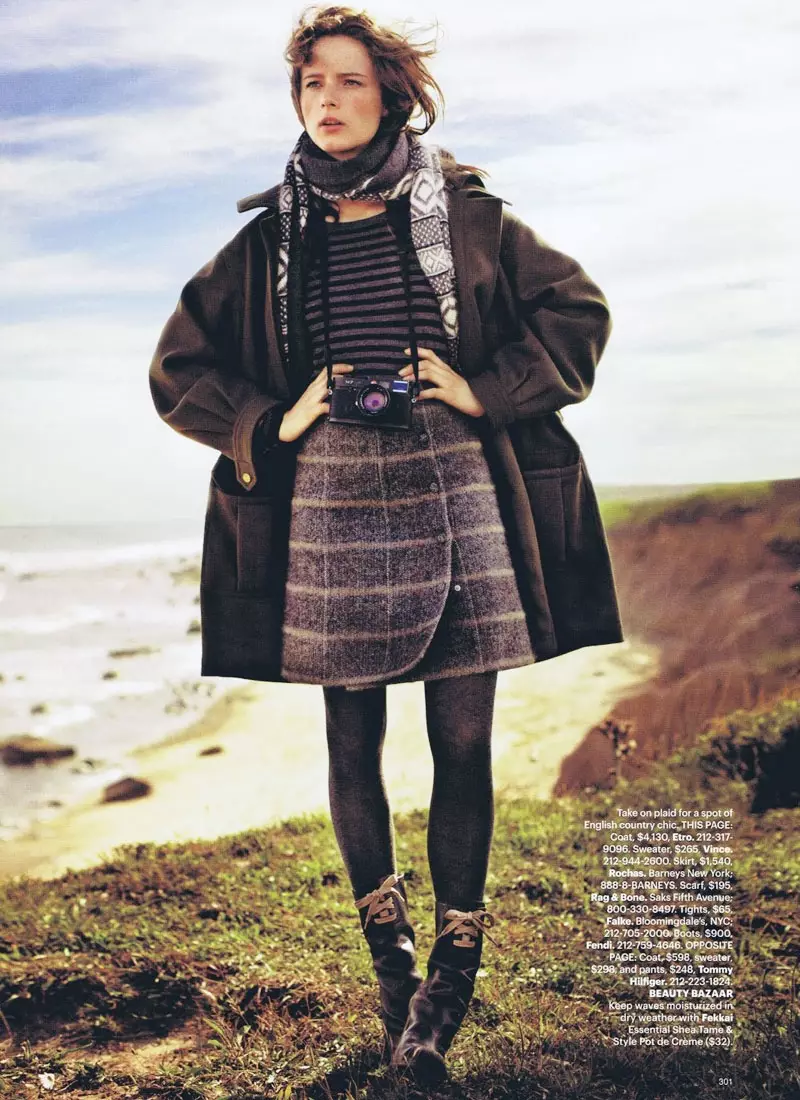 Anna de Rijk โดย John Balsom สำหรับ Harper's Bazaar US พฤศจิกายน 2010
