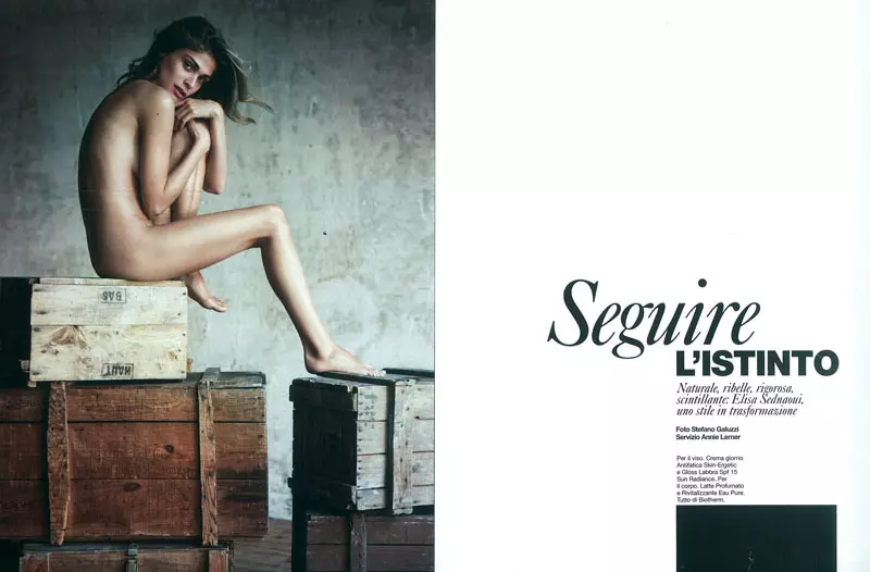 Elisa Sednaoui for D la Repubblica av Stefano Galuzzi