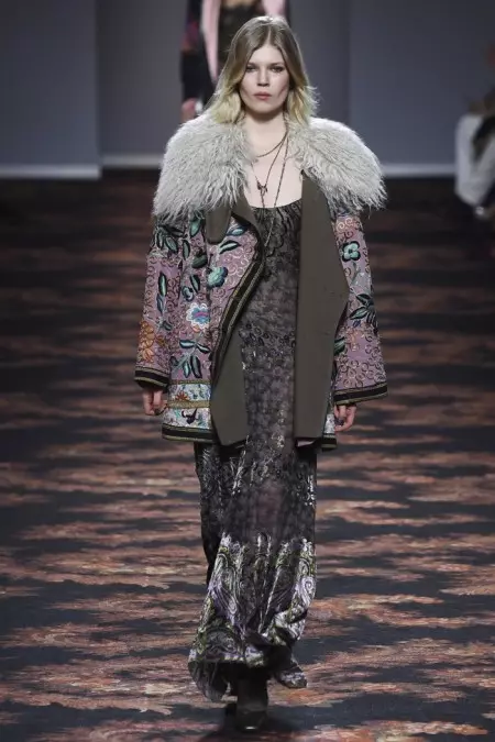 Etro Caij nplooj zeeg 2016 | Milan Fashion Week