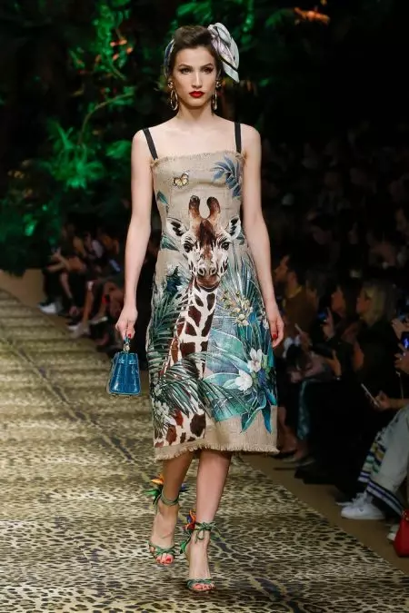 Dolce & Gabbana ໄປເຂດຮ້ອນສໍາລັບພາກຮຽນ spring 2020