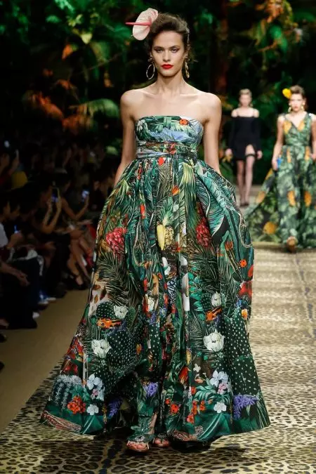 Dolce እና Gabbana ለፀደይ 2020 ወደ ትሮፒካል ይሄዳል