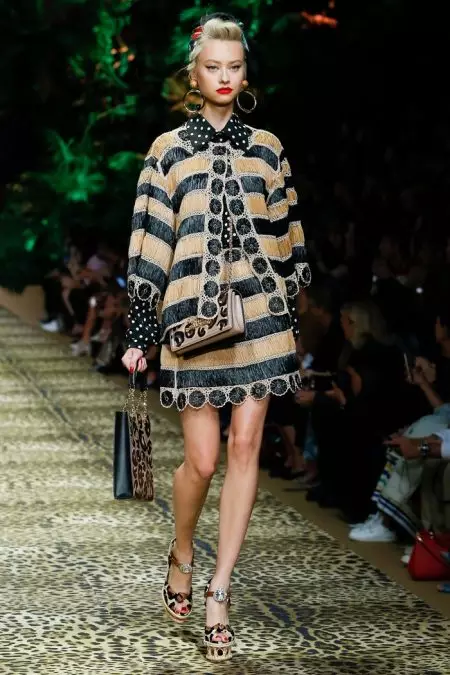 Dolce & Gabbana موسم بہار 2020 کے لیے اشنکٹبندیی جاتی ہے۔