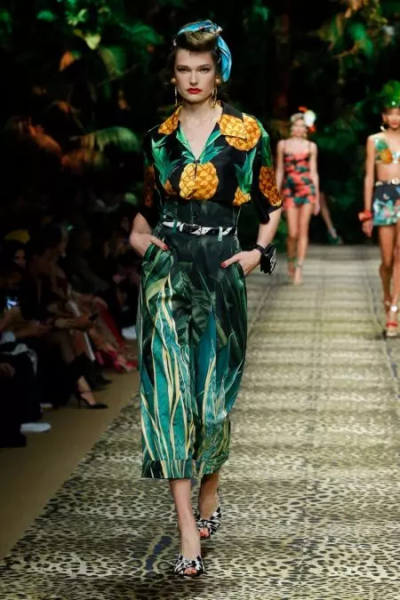 Dolce & Gabbana diventa tropicale per la primavera 2020