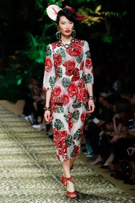 Dolce & Gabbana wordt tropisch voor lente 2020