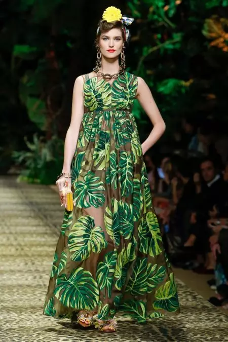 Dolce & Gabbana se vuelve tropical para la primavera de 2020