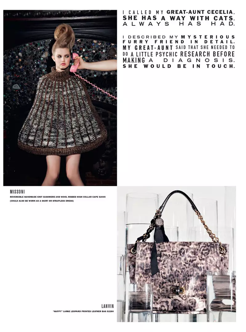 U-Lindsey Wixson we-Barneys Fall 2010 Catalogue ka-Walter Pfeiffer