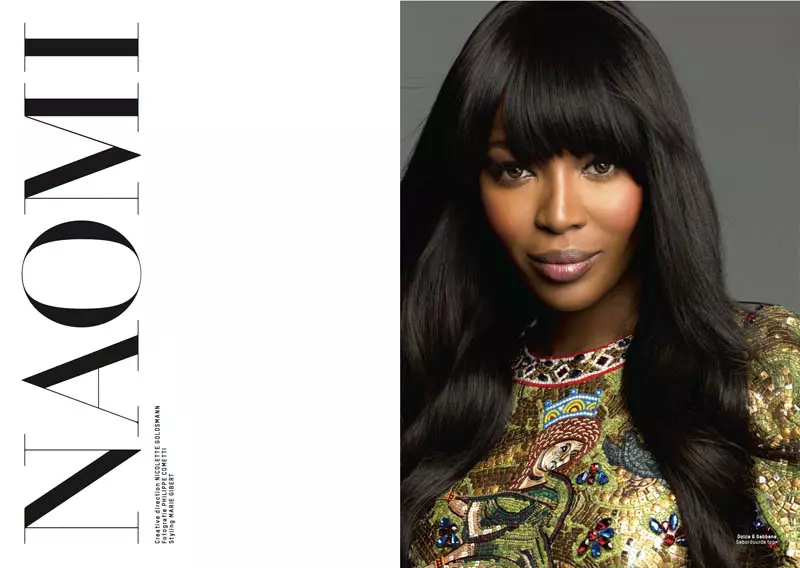 Naomi Campbell leikur í 5 ára afmælisútgáfu L'Officiel Hollands