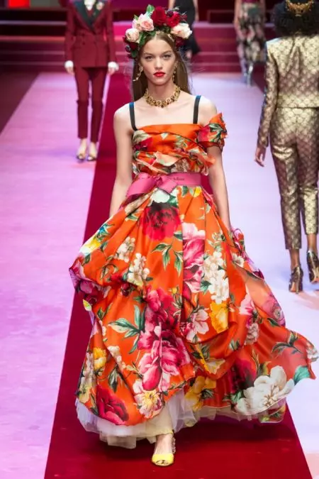 Dolce & Gabbana viser frem undertøysinspirerte looks for våren 2018