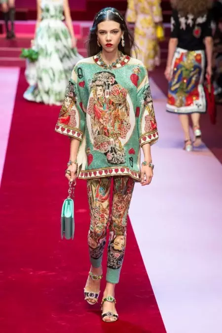 Dolce & Gabbana montre lenjri enspire looks pou prentan 2018