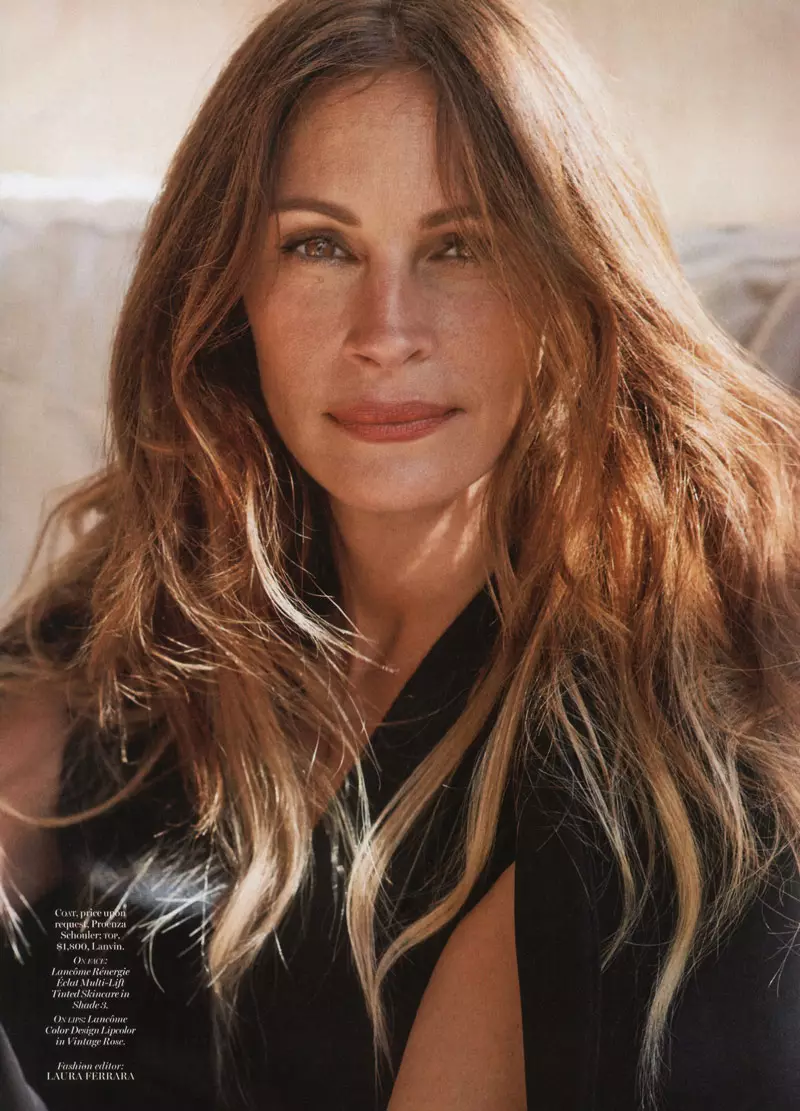 Julia Roberts vises i desember 2013 Cover Story of Marie Claire