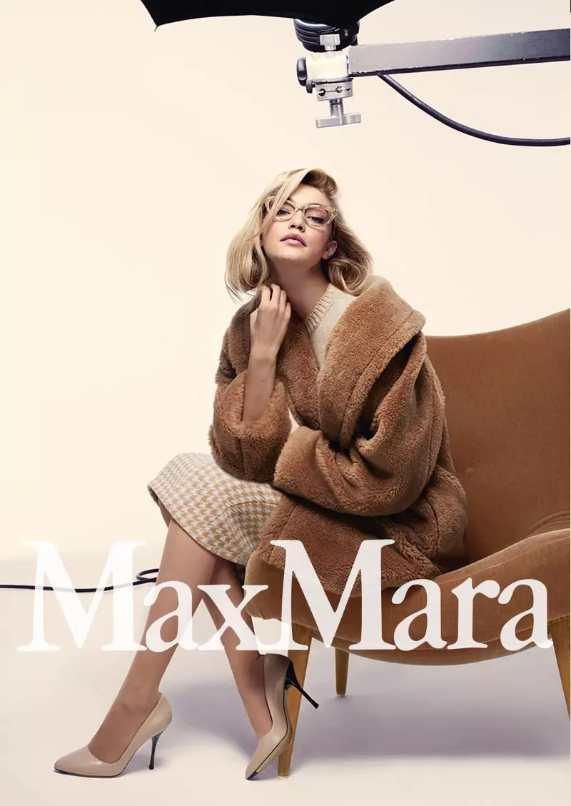 Gigi Hadid နှင့်အတူ Max Mara ၏ Fall 2015 ကြော်ငြာများမှ နောက်ထပ်ဓာတ်ပုံများကို ကြည့်ပါ။