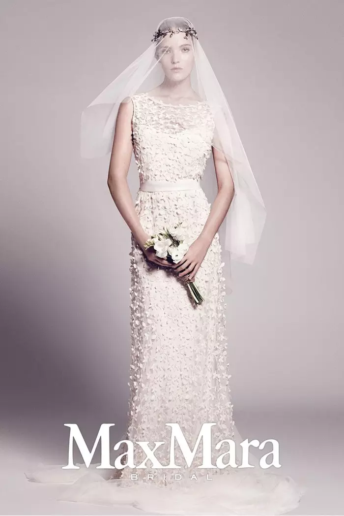 Max Mara Bridal 2015 rudens/ziemas kāzu kleitas