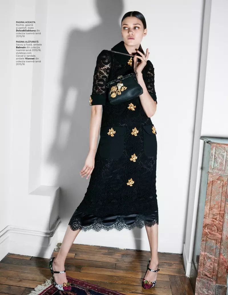 Diana-Molodovan-Harpers-Bazaar-罗马尼亚-2015 年 11 月-封面-社论07