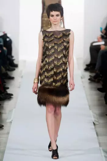 Oscar de la Renta 2014 m. ruduo/žiema | Niujorko mados savaitė