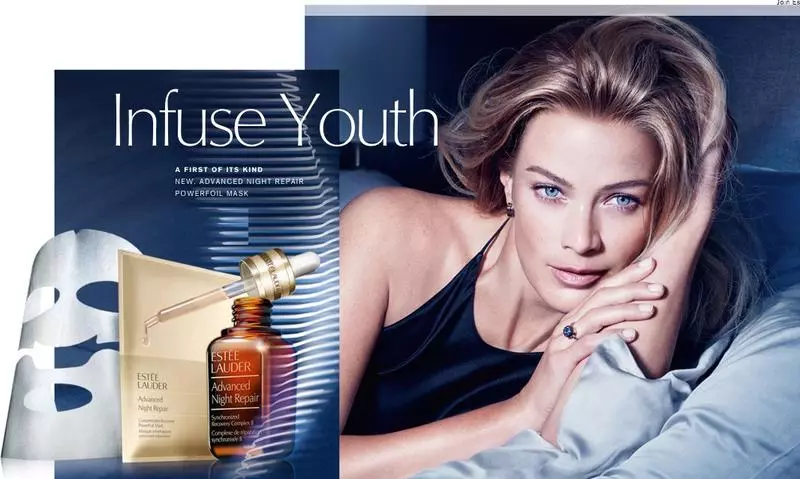 Carolyn Murphy spiller hovedrollen i Estee Lauder Infuse Youth 2016-reklamekampagnen