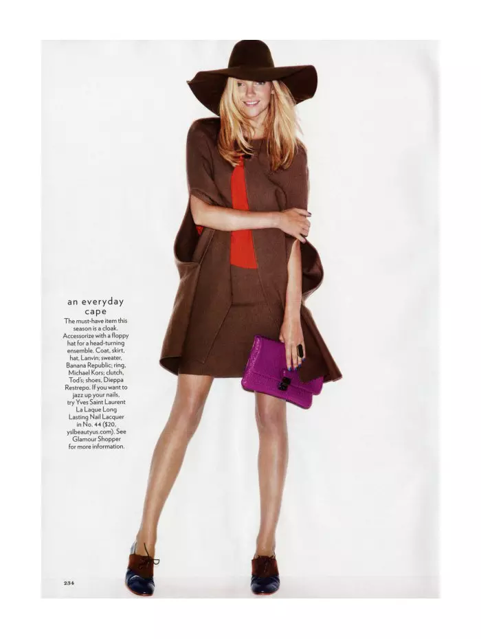 Heather Marks ni Nicolas Moore para sa Glamour US Oktubre 2011