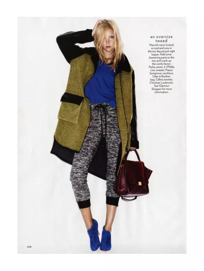 Heather Marks di Nicolas Moore per Glamour US nell'ottobre 2011