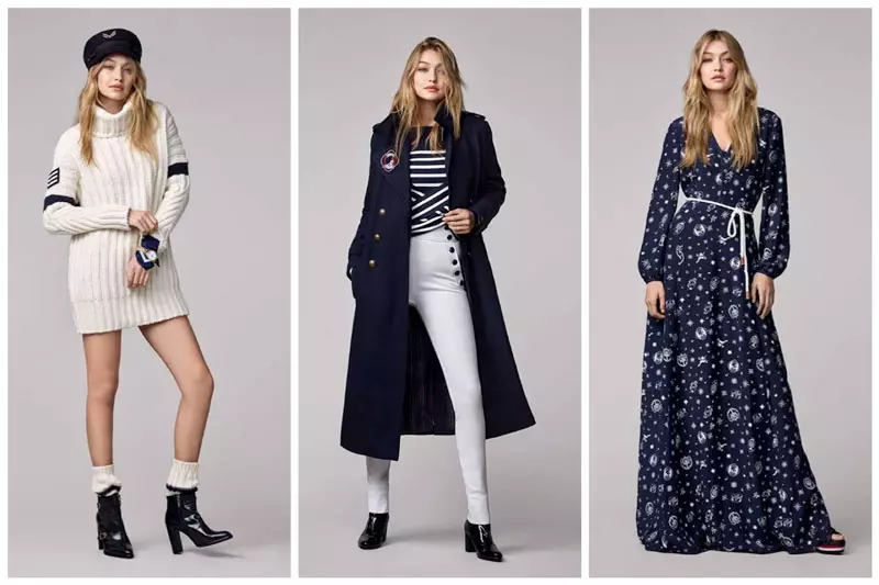 Gigi Hadid x Tommy Hilfiger 服裝 Lookbook