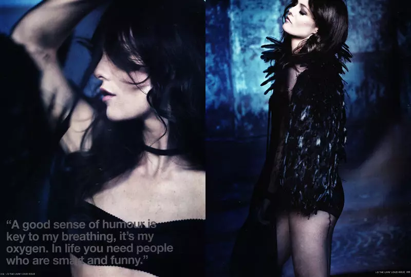 Vanessa Paradis nan Chanel pou i-D Pre-Spring 2011 pa Paolo Roversi