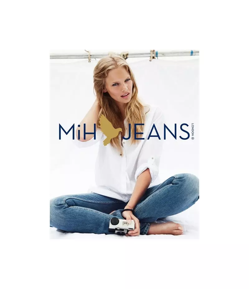 Marloes Horst פֿאַר MiH Jeans Spring 2011 Campaign by Magnus Klackenstam