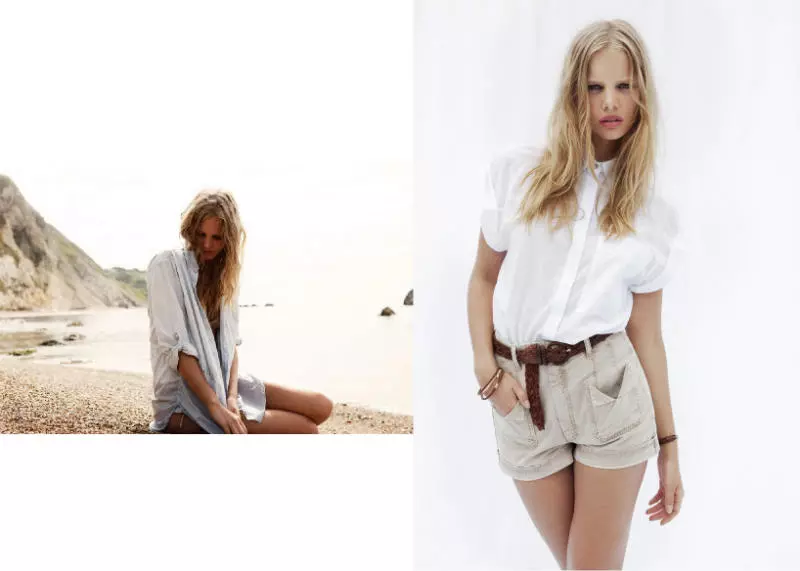 Marloes Horst voor MiH Jeans Lente 2011 Campagne door Magnus Klackenstam