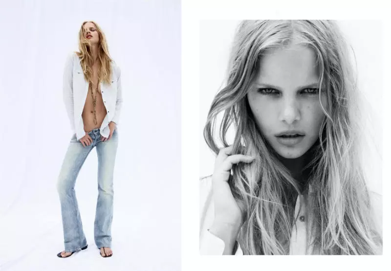 Marloes Horst פֿאַר MiH Jeans Spring 2011 Campaign by Magnus Klackenstam