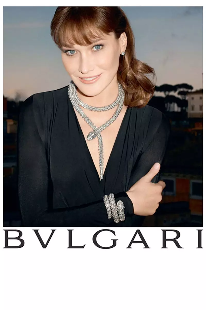 Carla Bruni Kembali ke Permodelan untuk Kempen 'Diva' Bulgari oleh Terry Richardson