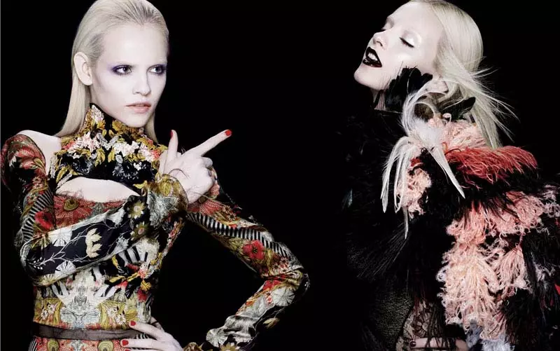 Ginta Lapina ka François Nars bakeng sa Vogue Japane April 2011