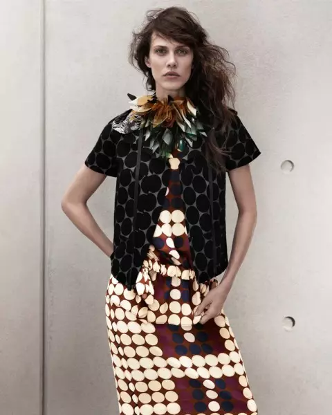 Aymeline Valade for Marni x H&M 2012 წლის გაზაფხულის ლუქბუქისთვის