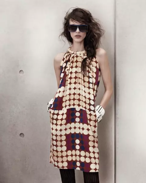 Aymeline Valade dla Marni x H&M Lookbook Wiosna 2012